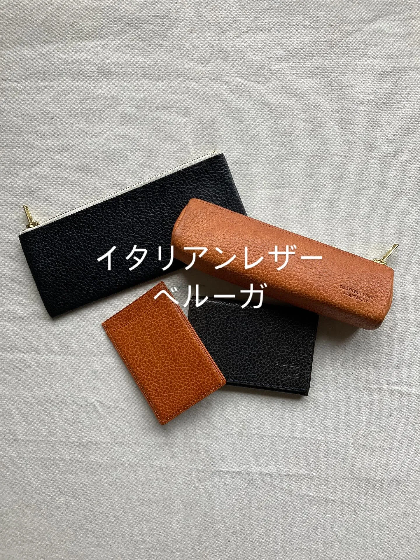 イタリアンタンナー、Ｍ.Ｐ.Ｇ.社のベルーガという革を使用し...